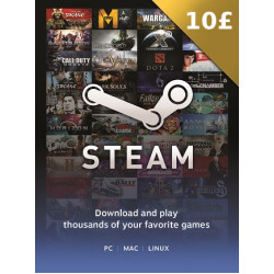Steam Gift Card 10 GBP - Steam Key - United Kingdom