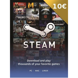 Steam Gift Card 10 EUR - Steam Key - GLOBAL Steam Gift Card 10 EUR - Steam Key - GLOBAL